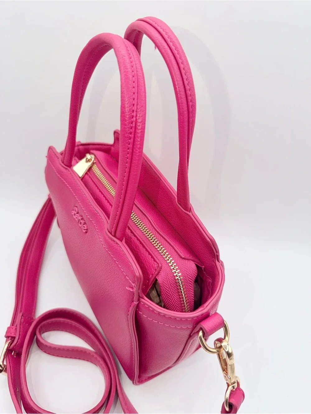 Barbie pink faux